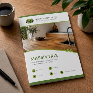 Herning Massivtræ - 8 sidet profilbrochure
