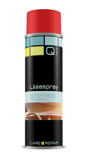Q Care etiket til dåsespray