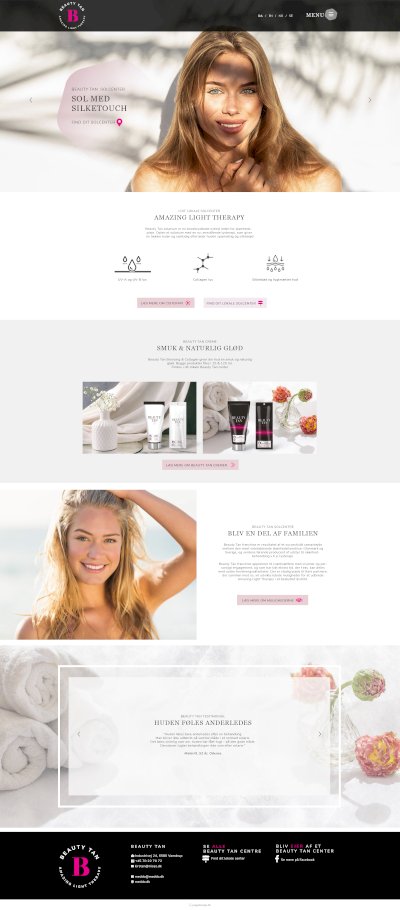 Flot hjemmeside til -Beauty Tan